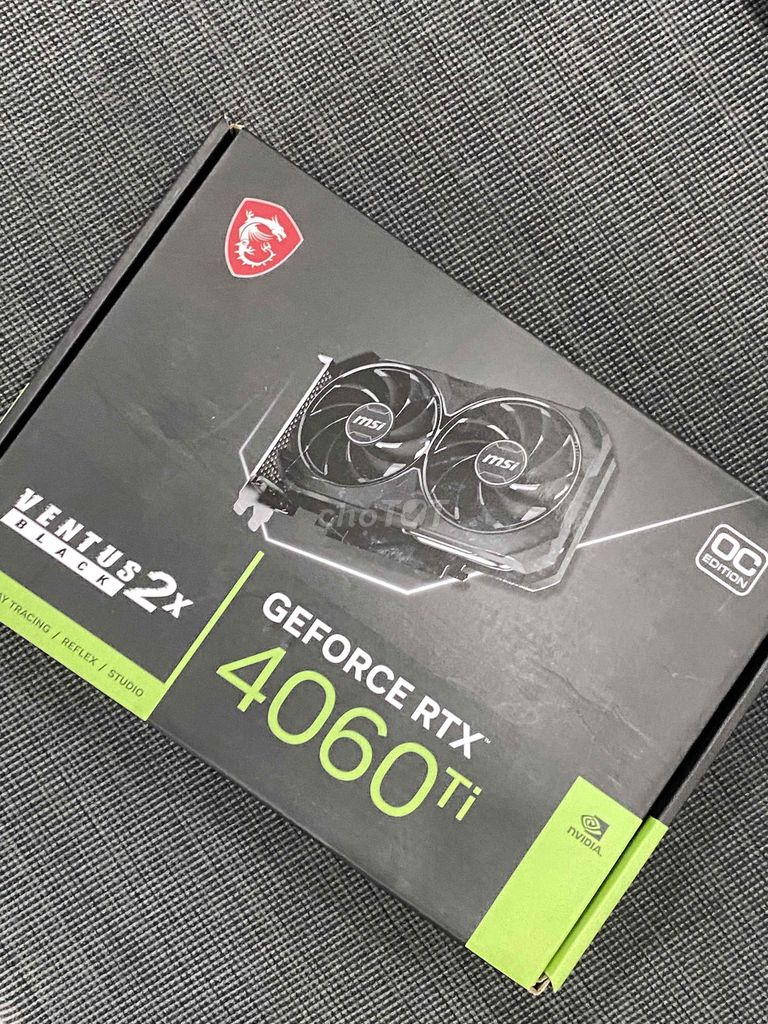 card msi rtx 4060ti 8gb ventus 2x fulbox bh 4/2028. Mua bán Linh kiện (RAM, Card...) tại Thành phố Đà Lạt Lâm Đồng được đăng bởi MAI BINH hình 1