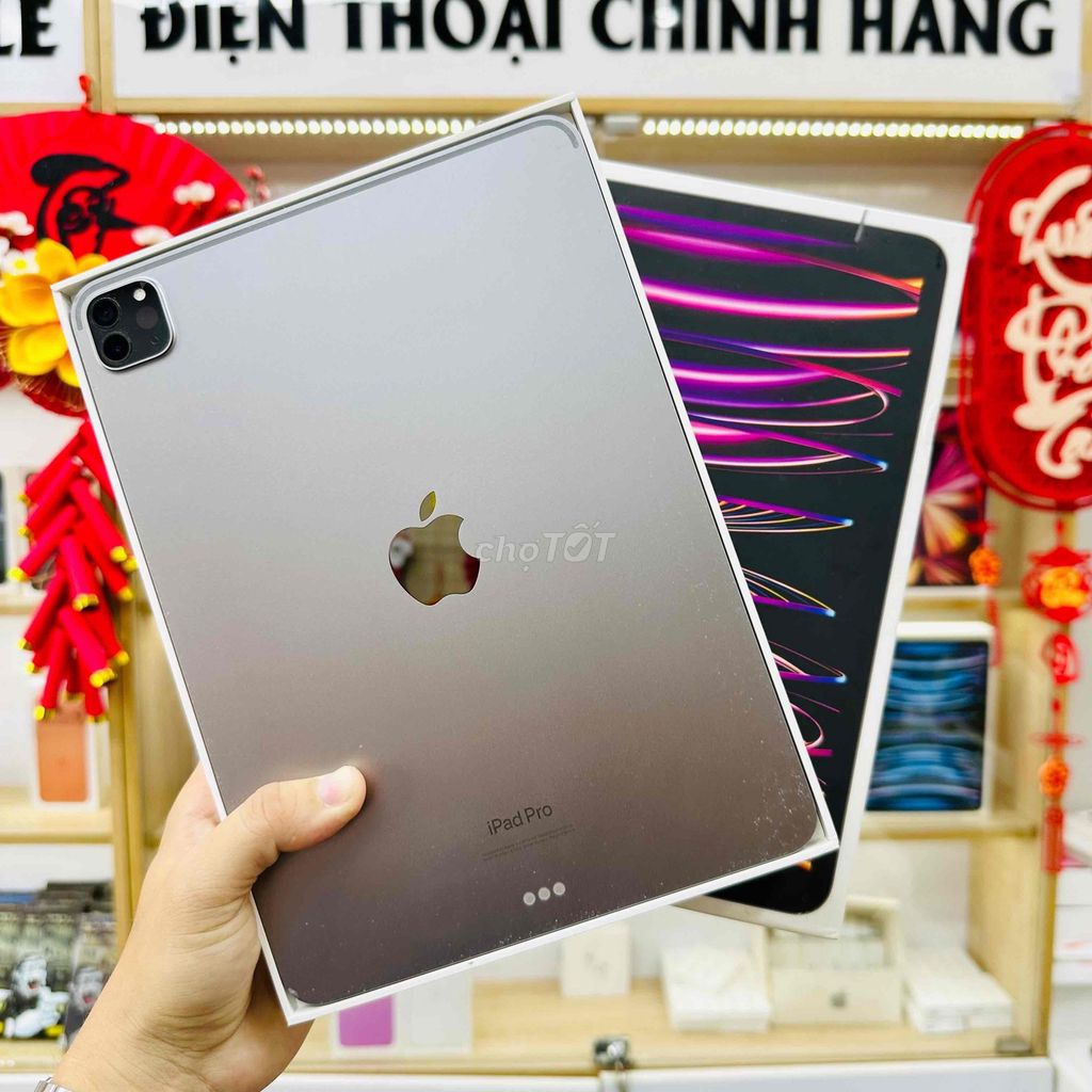 🍎 IPAD PRO M2 GRAY 128GB WIFI ĐẸP 98% FULBOX PIN90. Mua bán Máy tính bảng tại Quận Ninh Kiều Cần Thơ được đăng bởi Nghĩa Trần Mobile hình 1