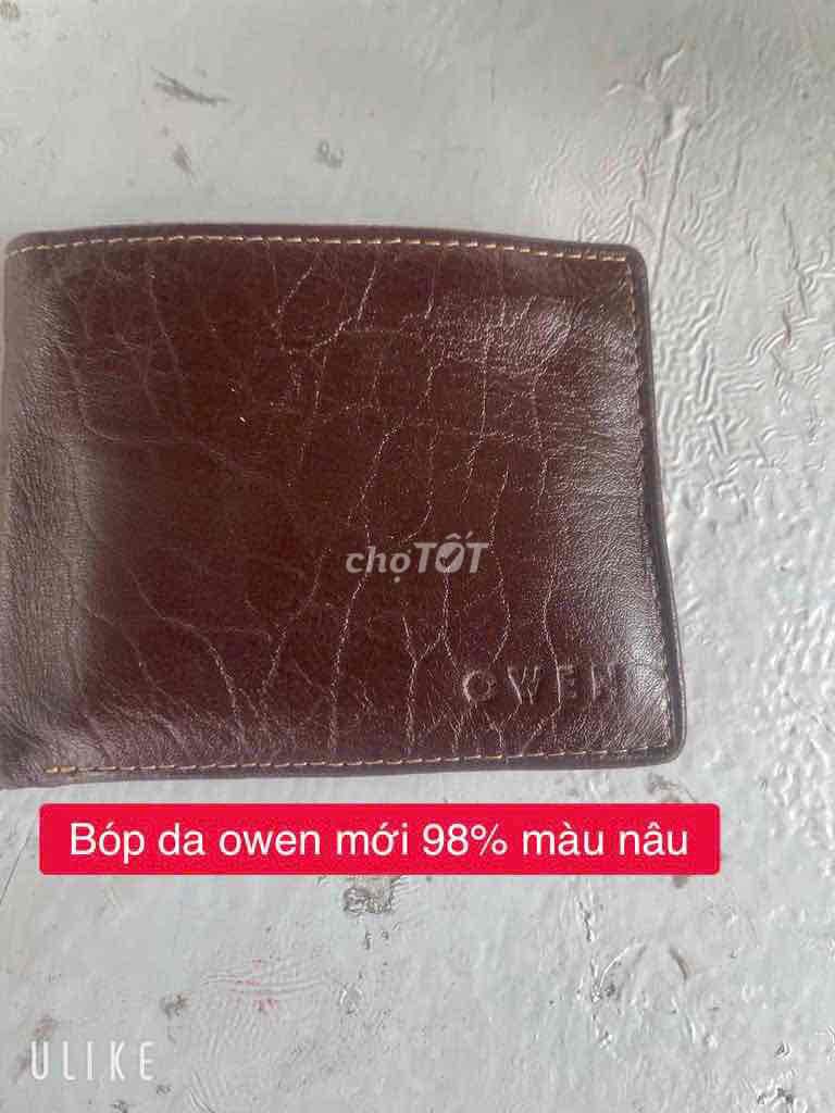 Ví Nam Owen Da Nâu. Mua bán Túi xách tại Quận 12 Tp Hồ Chí Minh được đăng bởi HT 86 hình 1