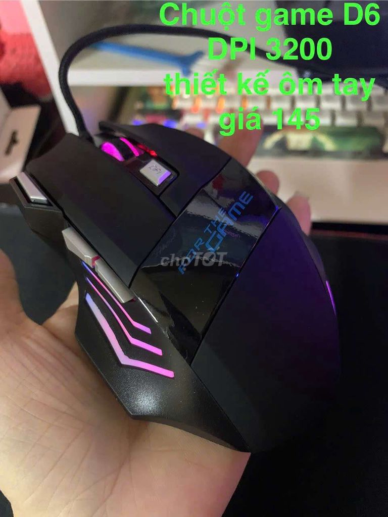Chuột gaming công thái học. Mua bán Phụ kiện (Màn hình, Chuột...) tại Quận Liên Chiểu Đà Nẵng được đăng bởi Shop phụ kiện hình 1