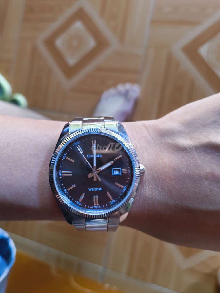 Đồng hồ Casio Nam Thép không gỉ Bạc Chống nước. Mua bán Đồng hồ tại Huyện Vĩnh Bảo Hải Phòng được đăng bởi Huy Đoàn hình 1