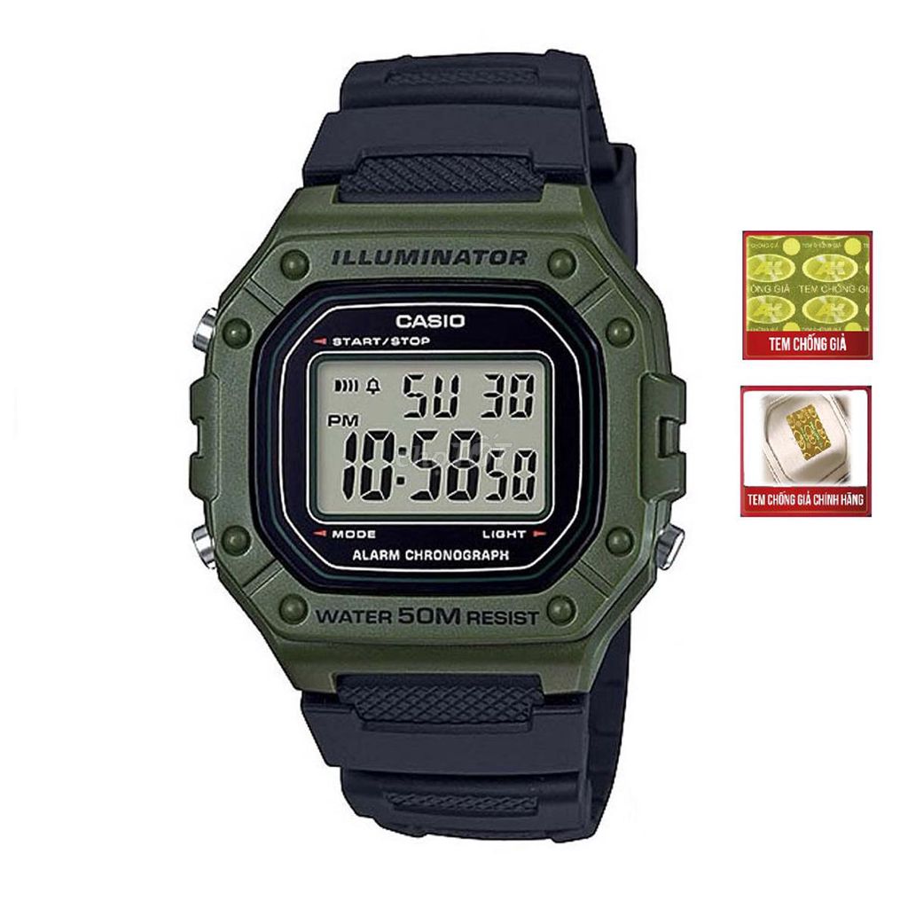 Đồng hồ đeo tay Casio nam W-218H-3AV dây nhựa. Mua bán Đồng hồ tại Huyện Văn Lâm Hưng Yên được đăng bởi nguyễn hải hình 1