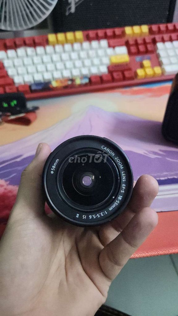 Ống kính Canon 18-55mm Đen. Mua bán Máy ảnh, Máy quay tại Quận Cẩm Lệ Đà Nẵng được đăng bởi Duy hình 1