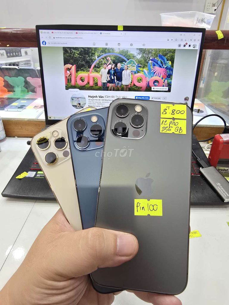 Iphone 12 Pro - 256GB - 512GB. Mua bán Điện thoại tại Thành phố Long Xuyên An Giang được đăng bởi Facebook Cầm Đồ Thúy Vân hình 1