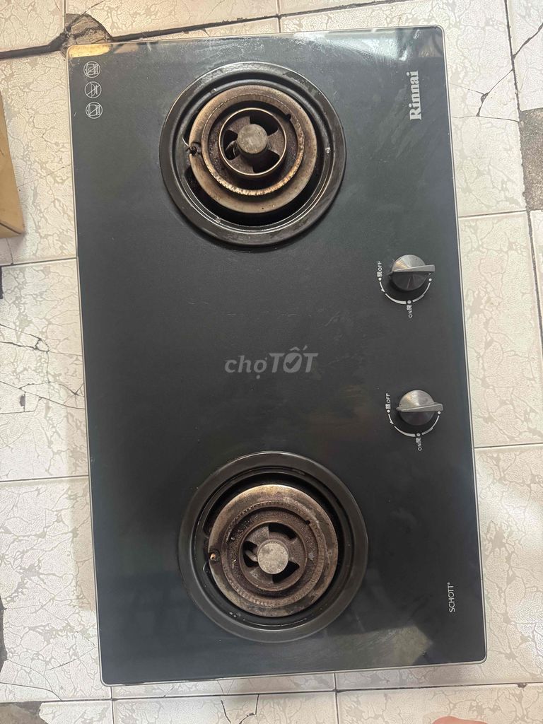 Bếp gas âm Rinnai RVB-2GB. Mua bán Bếp, lò, đồ điện nhà bếp tại Quận Tân Phú Tp Hồ Chí Minh được đăng bởi Thăng Quang hình 1