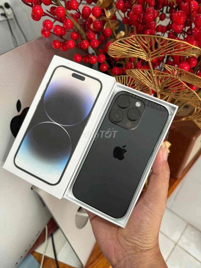 IPHONE 14 PRO 256gb ĐEN QT XIN ÁP ĐẸP 98% PIN 9x