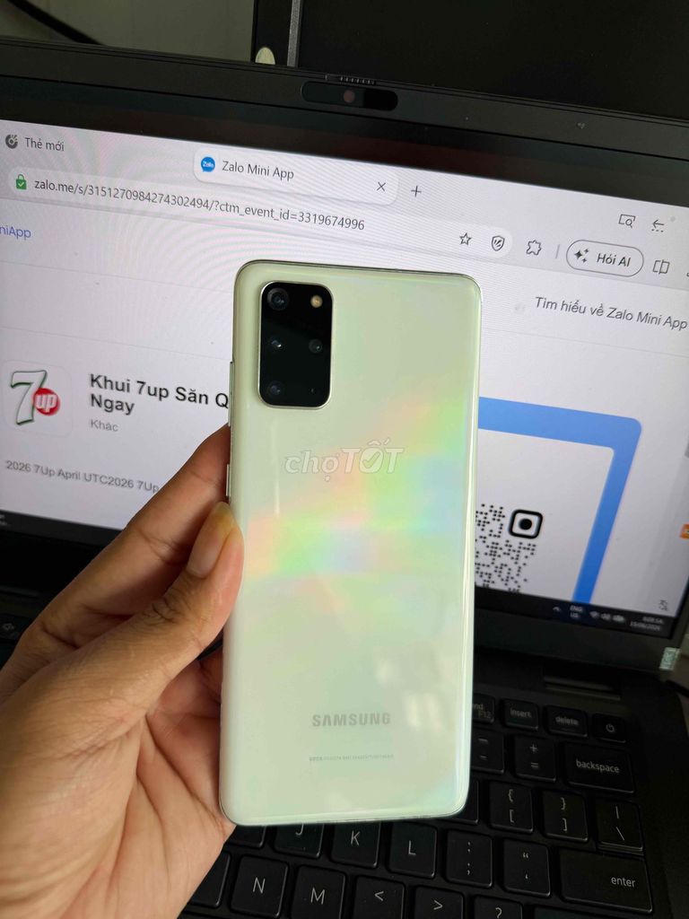 Samsung Galaxy S20+ Trắng Đã thay pin. Mua bán Điện thoại tại Quận Gò Vấp Tp Hồ Chí Minh được đăng bởi Vủ Trường hình 1