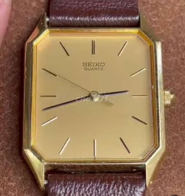 Đồng hồ Seiko Quartz Dây da Vàng. Mua bán Đồng hồ tại Quận Cẩm Lệ Đà Nẵng được đăng bởi minh hình 1