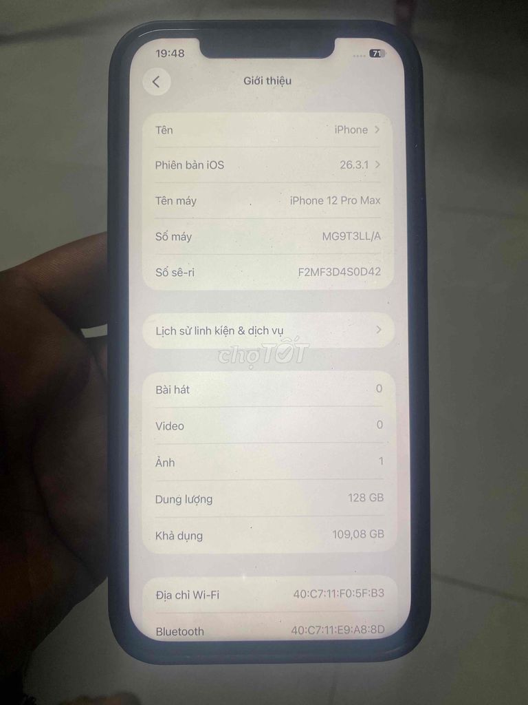 iPhone 12 Pro Max 128GB Xanh. Mua bán Điện thoại tại Thành phố Thuận An Bình Dương được đăng bởi tình nguyen hình 1