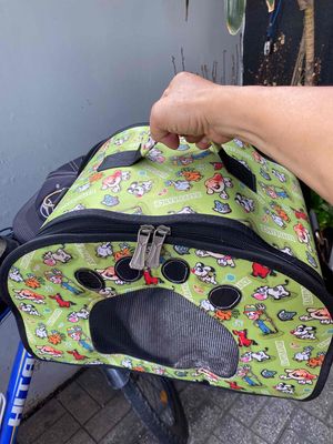 Túi vận chuyển chó mèo vải