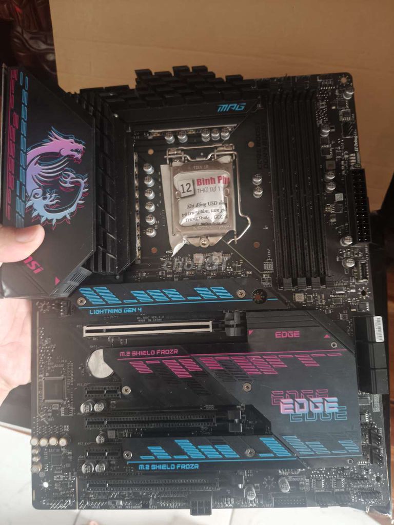 Bán main MSI z590 cân i9 11900k. Mua bán Linh kiện (RAM, Card...) tại Thành phố Đồng Xoài Bình Phước được đăng bởi Kiệt đoàn hình 1