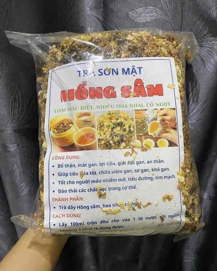 Trà thảo mộc Sơn Mật Hồng Sâm. Mua bán Đồ ăn, thực phẩm và các loại khác tại Thành phố Huế Thừa Thiên Huế được đăng bởi võ thị bích hà hình 1