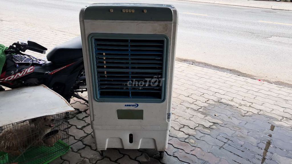 Quạt điều hòa ABENZO Trắng xanh. Mua bán Quạt tại Thành phố Thuận An Bình Dương được đăng bởi Hàng thanh lý hình 1