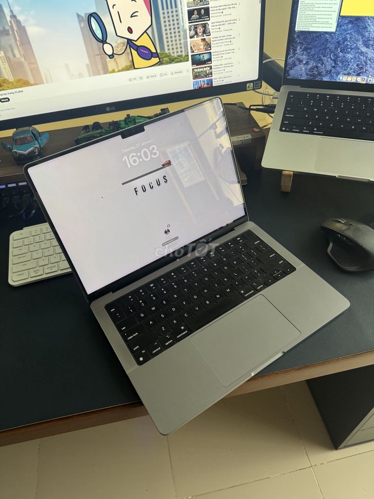 Apple Macbook Pro M1 Pro 14 inch 16GB/512GB. Mua bán Laptop tại Thành phố Thủ Đức Tp Hồ Chí Minh được đăng bởi Long Duc hình 1
