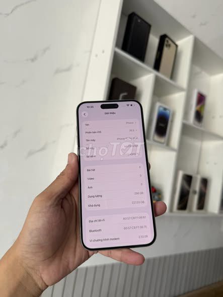 iPhone 15 Pro Max 256GB Xám Đã sử dụng. Mua bán Điện thoại tại Quận 1 Tp Hồ Chí Minh được đăng bởi Hội Đồ Điện Tử hình 1