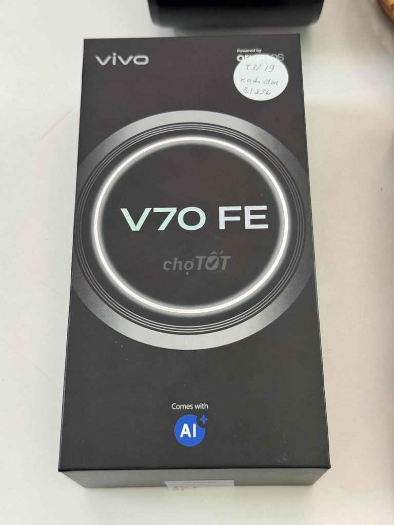 Vivo V70 FE 256GB Xanh Đen Mới Đã Kích Hoạt. Mua bán Điện thoại tại Huyện Thới Lai Cần Thơ được đăng bởi PHƯƠNG GIA MOBILE hình 1
