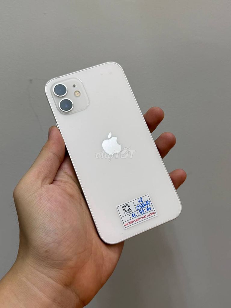 iPhone 12 💎 White hiện đại, dùng mượt cực ổn. Mua bán Điện thoại tại Quận 10 Tp Hồ Chí Minh được đăng bởi Lê Quân Mobile hình 1
