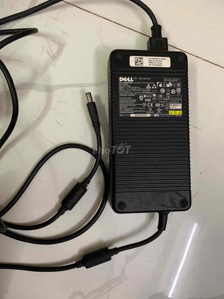 Sạc Dell kim to 210w 10.8A nguyên zin