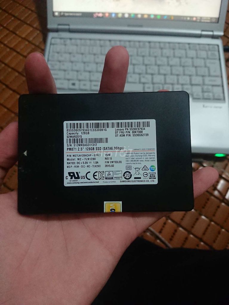 bán SSD Samsung hàng user. Mua bán Linh kiện (RAM, Card...) tại Thành phố Nam Định Nam Định được đăng bởi Huy Anh hình 1