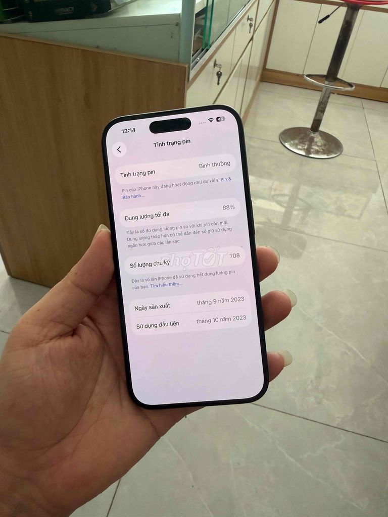 IPHONE 15PRO 128G QUỐC TÊ. Mua bán Điện thoại tại Huyện Bình Xuyên Vĩnh Phúc được đăng bởi Minh  hình 1