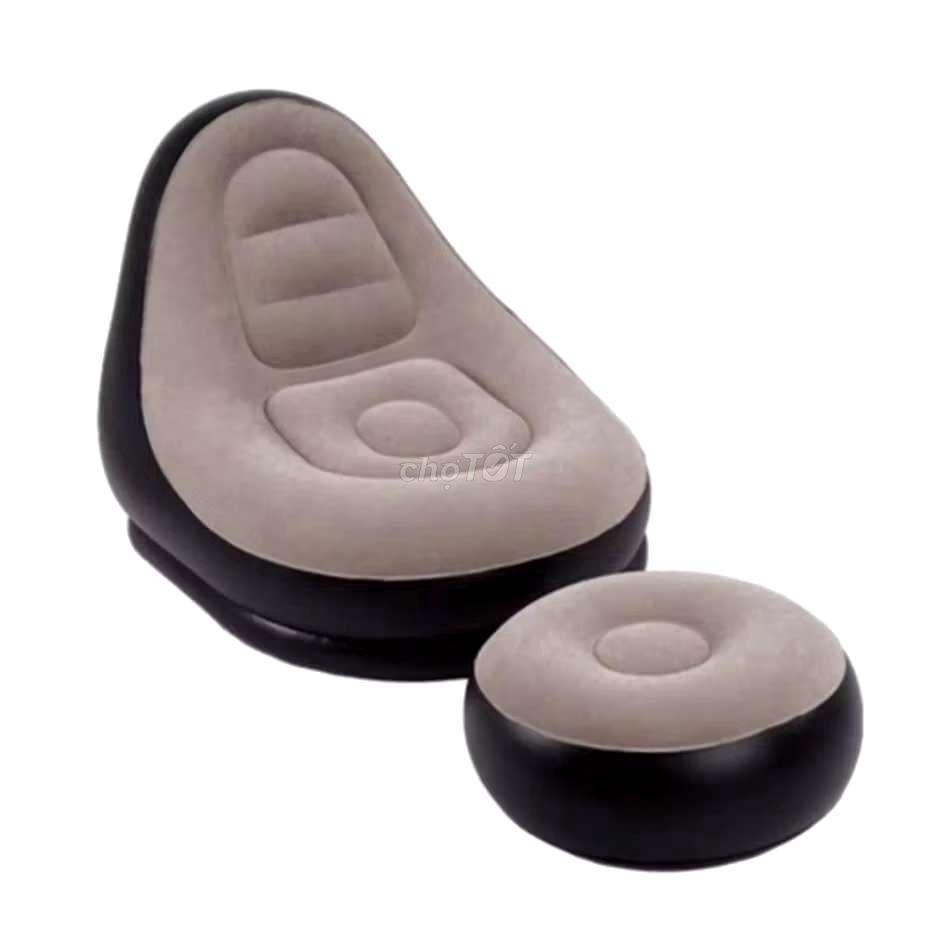 Ghế hơi Nhựa PVC Đen, Be kèm bơm. Mua bán Bàn ghế tại Huyện Thanh Trì Hà Nội được đăng bởi Nguyễn Xuân Độ hình 1