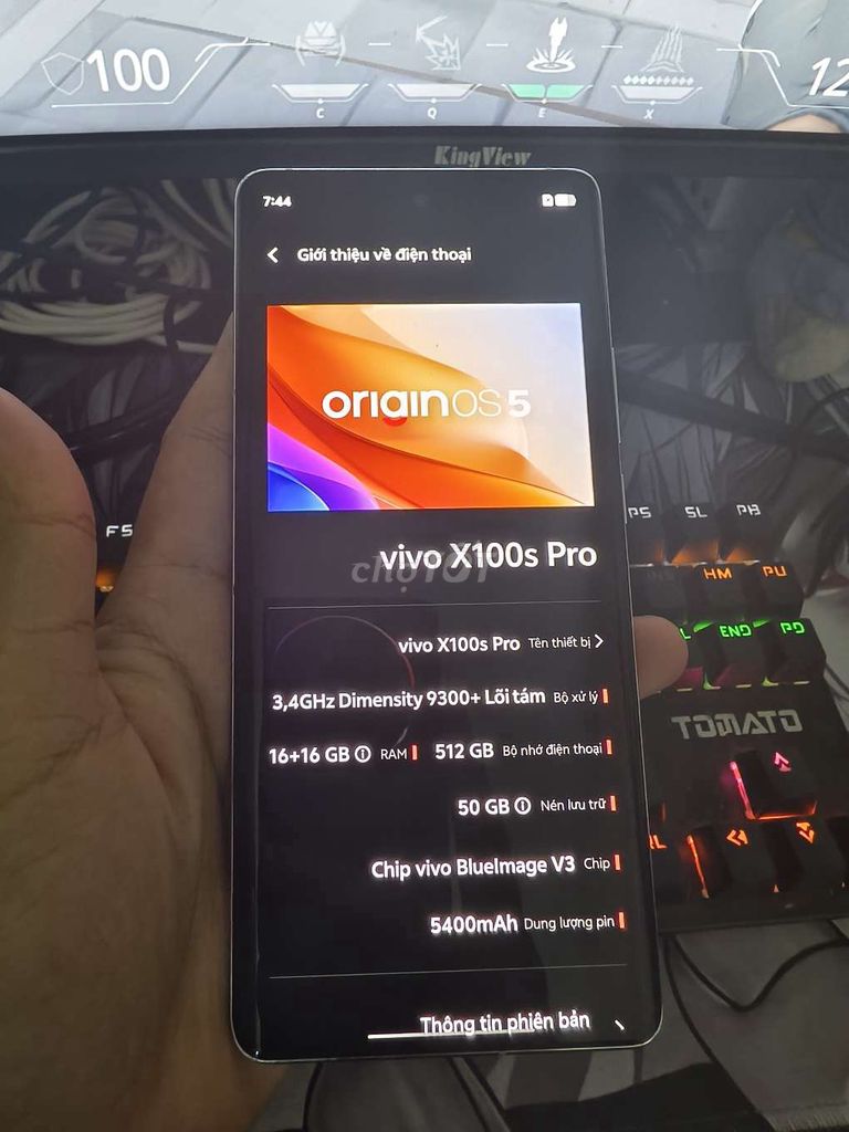 Vivo X100s Pro 16GB/256GB Trắng. Mua bán Điện thoại tại Quận Cầu Giấy Hà Nội được đăng bởi Lê Huy Hiệp hình 1