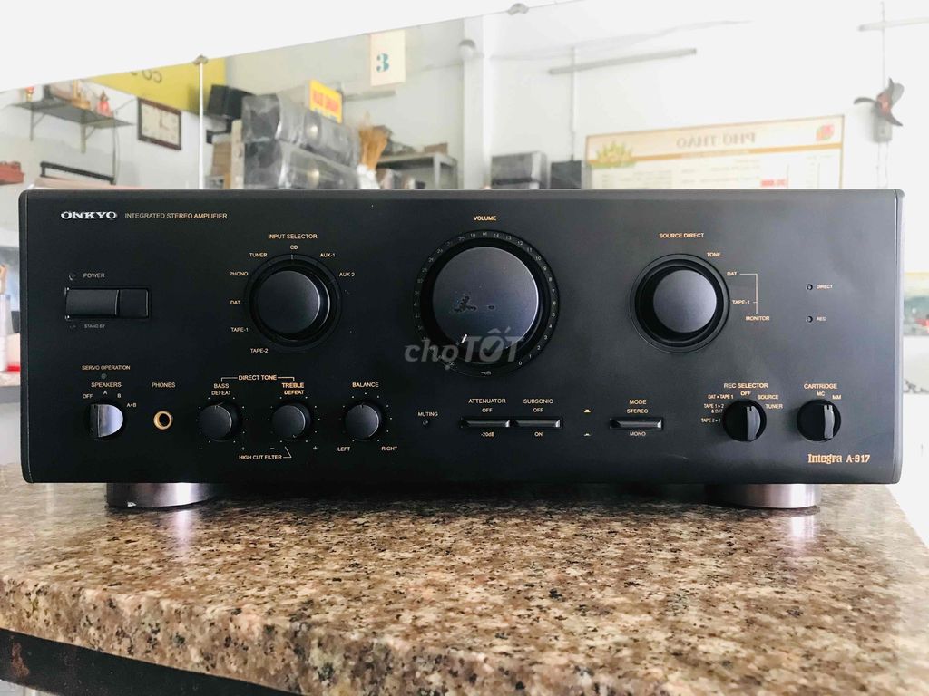 Amply Onkyo A-917 CS-190w/1kênh chạy 8 sò than đại. Mua bán Tivi, Âm thanh tại Quận 12 Tp Hồ Chí Minh được đăng bởi Thao Đặng hình 1