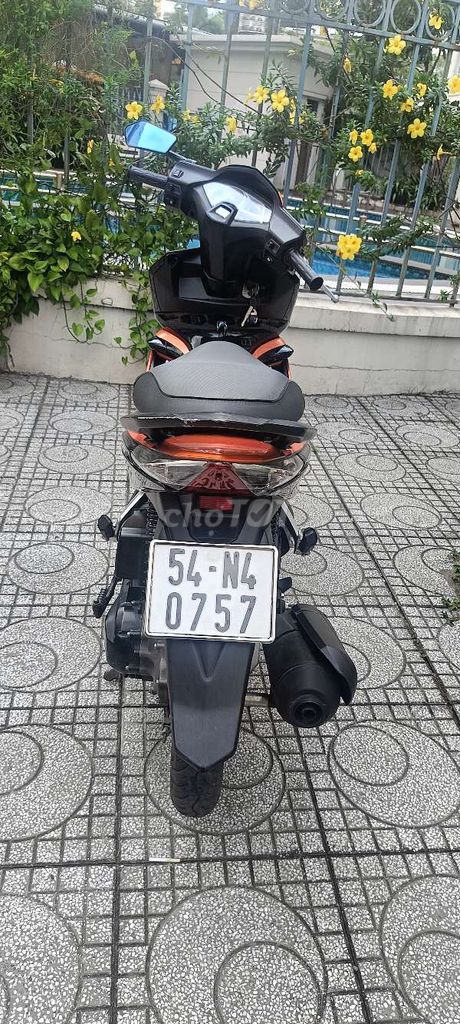 Honda Air Blade 2009 черный с оранжевым
