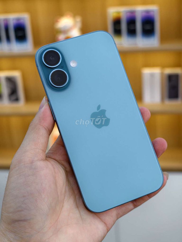 🍎iPhone 16 128GB Xanh mòng két P88 99% 😋. Mua bán Điện thoại tại Quận Lê Chân Hải Phòng được đăng bởi 444 Tô Hiệu OK Mobile HP hình 1