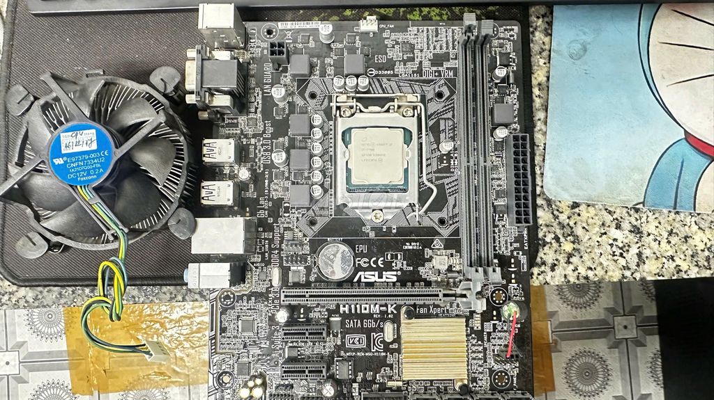 Combo Bo mạch chủ ASUS H110M + I7-7700. Mua bán Linh kiện (RAM, Card...) tại Huyện Dầu Tiếng Bình Dương được đăng bởi Hoàng Võ hình 1