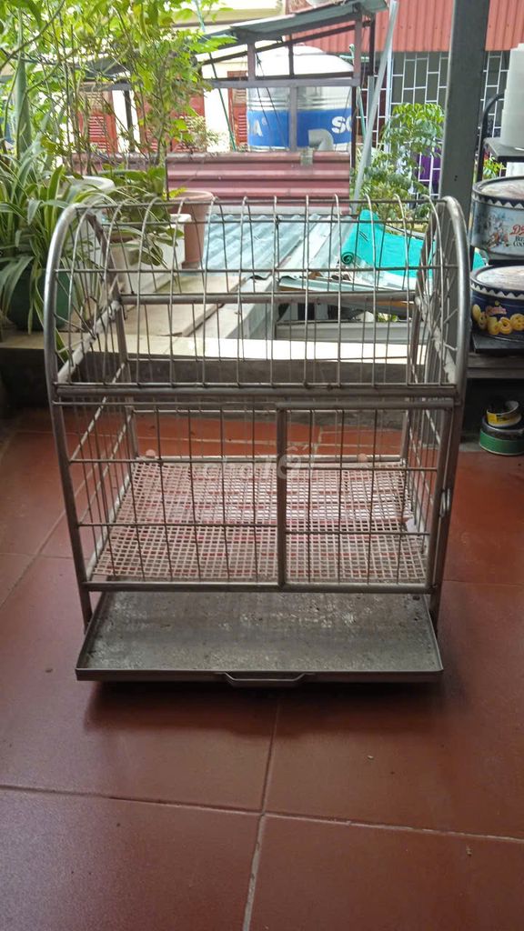 Chuồng chó Inox 60x45x60cm. Mua bán Phụ kiện, Thức ăn, Dịch vụ tại Quận Hai Bà Trưng Hà Nội được đăng bởi vulienanh hình 1