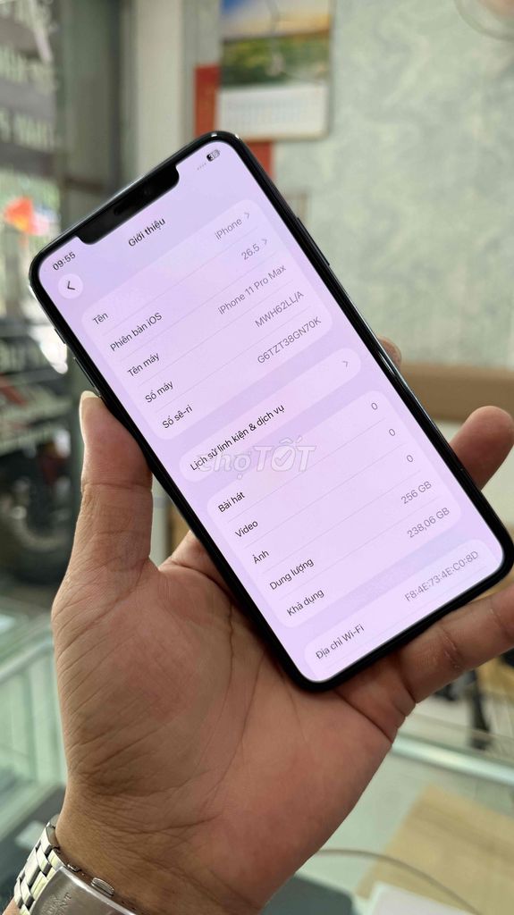 Apple iPhone 11 Pro Max 256GB Đã qua sử dụng. Mua bán Điện thoại tại Quận Bình Thạnh Tp Hồ Chí Minh được đăng bởi Phan Luận hình 1