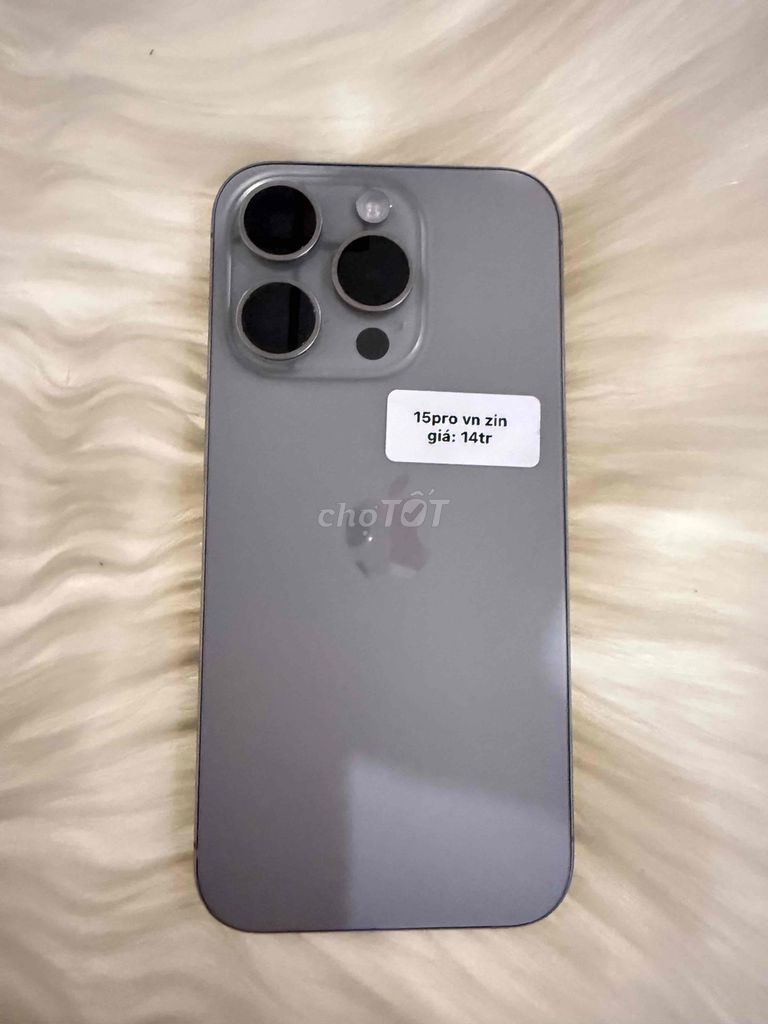 Apple iPhone 15 Pro 128GB Xám VN/A. Mua bán Điện thoại tại Huyện Nhơn Trạch Đồng Nai được đăng bởi Lê cường mobile hình 1