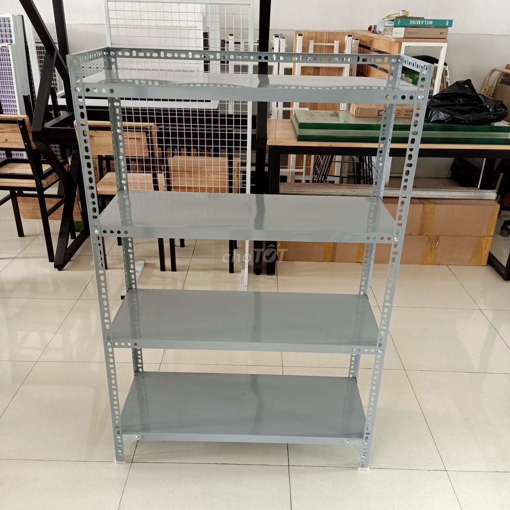 Kệ V lỗ D0.6m x R0.3m x C1.2m x 4 tầng