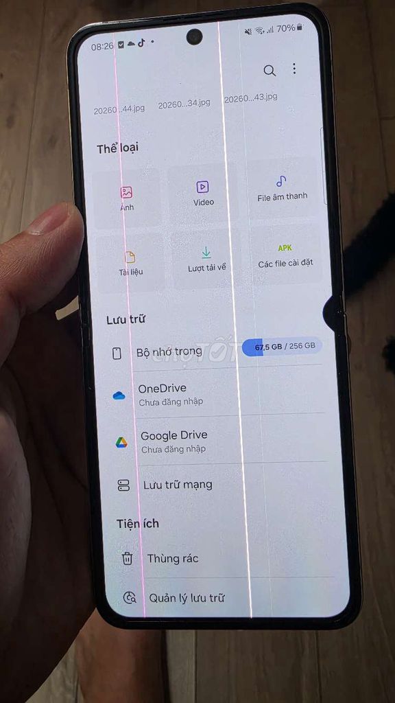 Samsung Z Flip5 256GB sọc màn. Mua bán Điện thoại tại Quận Hải Châu Đà Nẵng được đăng bởi Bin hình 1