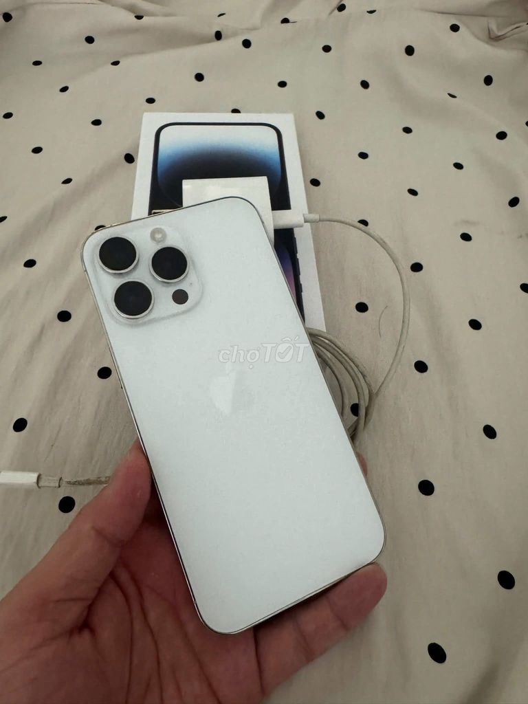 Apple iPhone 14 Pro Max 128GB Trắng VN/A pin 94. Mua bán Điện thoại tại Quận Phú Nhuận Tp Hồ Chí Minh được đăng bởi Lucat  hình 1