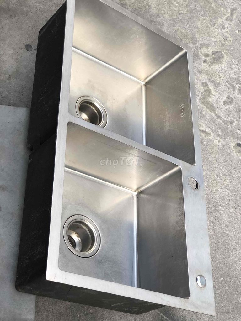 Chậu rửa chén Inox 304. Mua bán Thiết bị vệ sinh, nhà tắm tại Quận Thanh Khê Đà Nẵng được đăng bởi ĐỒ GIA DỤNG CŨ hình 1