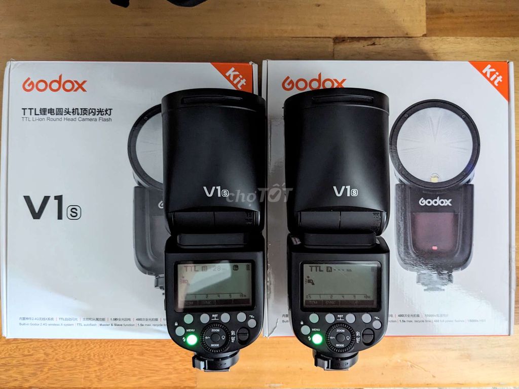 Đèn Flash Godox V1 s For Sony đầy đủ hộp pk còn BH