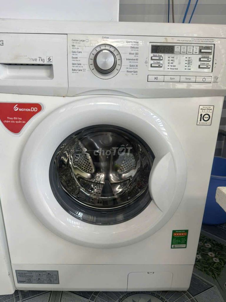 Máy giặt LG 7kg Inverter Direct Drive Trắng. Mua bán Máy giặt tại Quận Cái Răng Cần Thơ được đăng bởi Mitsubitshi Nội Địa Cần Thơ hình 1