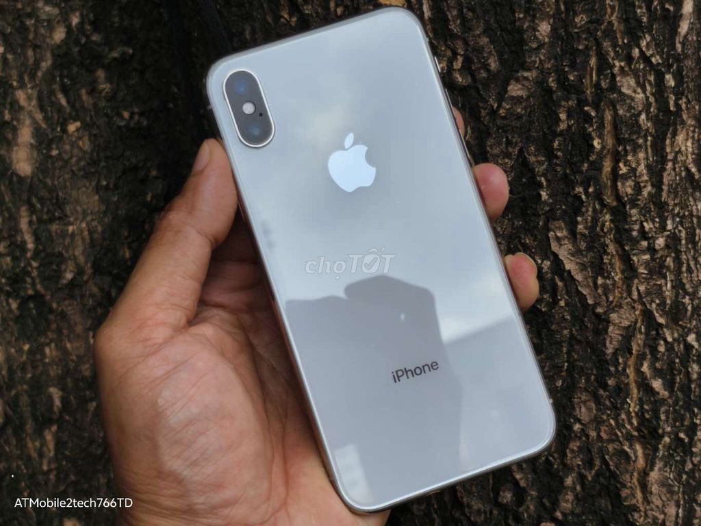 Apple iPhone X 64GB Trắng Main zin màn zin. Mua bán Điện thoại tại Quận Hoàng Mai Hà Nội được đăng bởi VANH AT Mobile Hitech 766 Trương Định HN hình 1