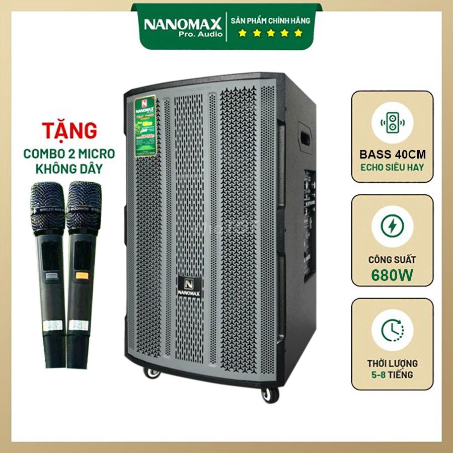 Loa kéo NANOMAX 15Q5 Đen. Mua bán Tivi, Âm thanh tại Quận Bình Tân Tp Hồ Chí Minh được đăng bởi Tên chưa cung cấp hình 1