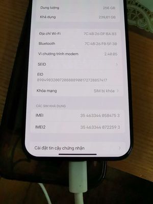 iPhone 15 Pro max lock 256GB giao lưu. Mua bán Điện thoại tại Thành phố Vũng Tàu Bà Rịa - Vũng Tàu được đăng bởi nguyễn