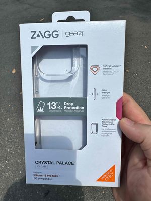 ốp lưng case iphone 13 promax Gear4 clear mới 100%