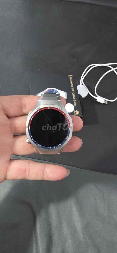 Huawei Watch GT 5 Pro Bạc. Mua bán Thiết bị đeo thông minh tại Huyện Bình Sơn Quảng Ngãi được đăng bởi Nguyễn Văn Vĩnh hình 1