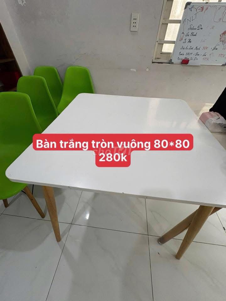 Bàn ăn Tròn vuông 80x80 cm. Mua bán Bàn ghế tại Thành phố Thủ Đức Tp Hồ Chí Minh được đăng bởi Ngân Thảo hình 1