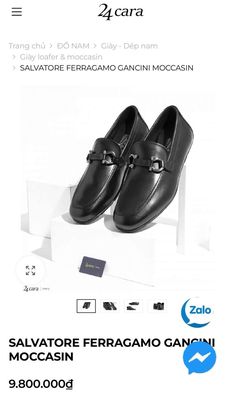 Salvatore Ferragamo Gabcini Moccasin Italy. Mua bán Giày dép tại Quận Bình Thạnh Tp Hồ Chí Minh được đăng bởi Đồ2hand