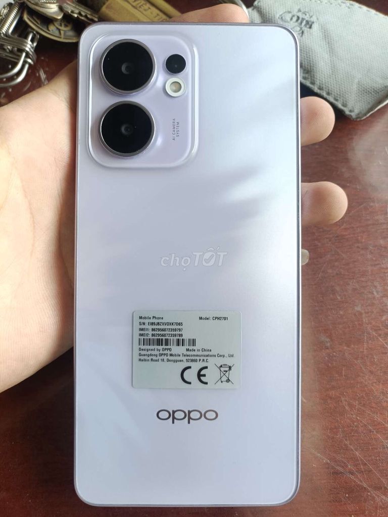 Oppo Reno13 F 256GB Tím. Mua bán Điện thoại tại Thị xã Tân Uyên Bình Dương được đăng bởi Cường mạnh  hình 1