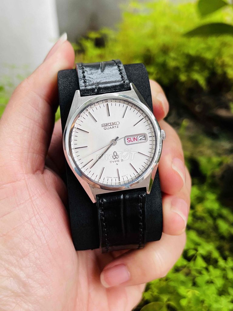 Đồng hồ Seiko quartz Type II form Grand Seiko đẹp