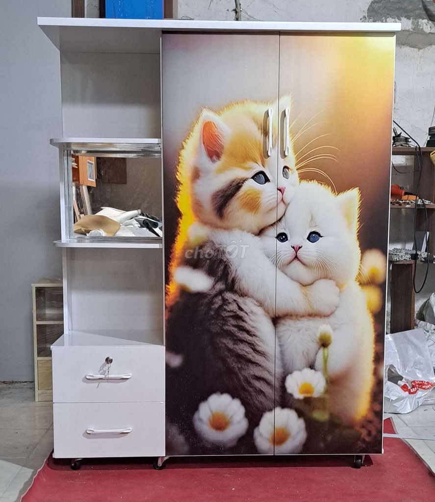 Tủ quần áo Nhựa 1m23x1m60 Hiện đại. Mua bán Tủ, kệ gia đình tại Thành phố Biên Hòa Đồng Nai được đăng bởi Yen Binh hình 1