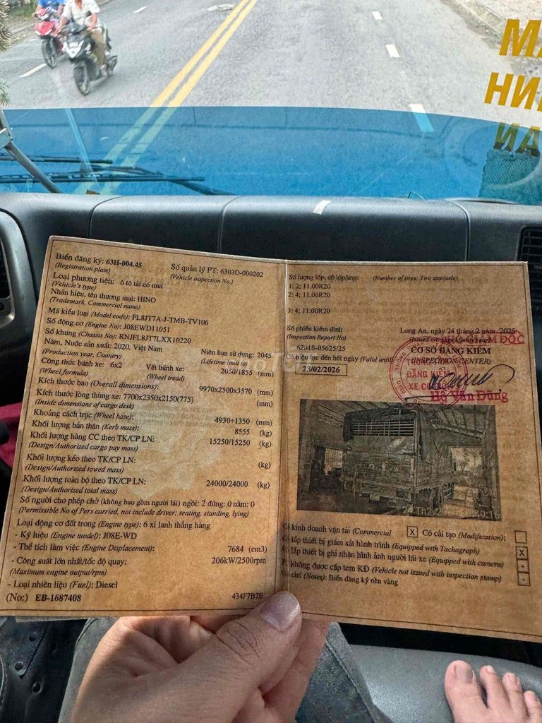 Hino 3 chân FL 15 tấn. Mua bán Xe tải, xe ben tại Huyện Chơn Thành Bình Phước được đăng bởi Xuan Tinh Do hình 18